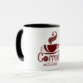 Koffiekopje Café Muursticker, Koffievariatie Mok (Voorkant links)