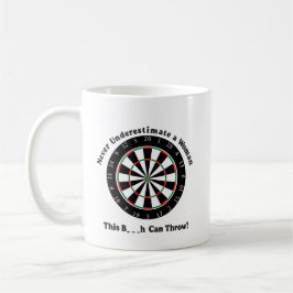 Koffiekopje: Deze B_ _ _h kan Darts gooien Koffiemok