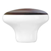 Koffiekopje en koffie met saucer keramische knop (Zijkant)