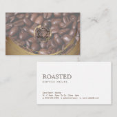 Koffiekopje en Vlek Geborsteld Visitekaartje (Voorkant / Achterkant)