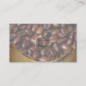 Koffiekopje en Vlek Geborsteld Visitekaartje (Voorkant)