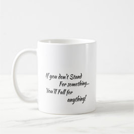 Koffiekopje: ergens voor staan koffiemok