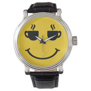 Koffiekopje Glimlach Horloge