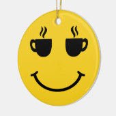 Koffiekopje Glimlach Keramisch Ornament (Links)