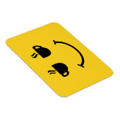 Koffiekopje Glimlach Magneet (Rechterzijde)