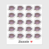 Koffiekopje Happy Mail Custom-Cut Vinyl Sticker (Vel)