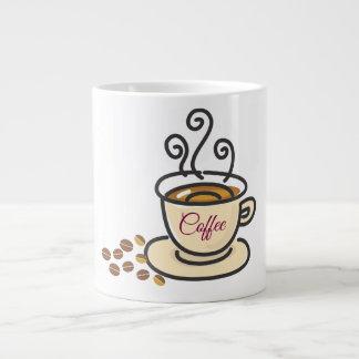 Koffiekopje het is iets speciaals grote koffiekop