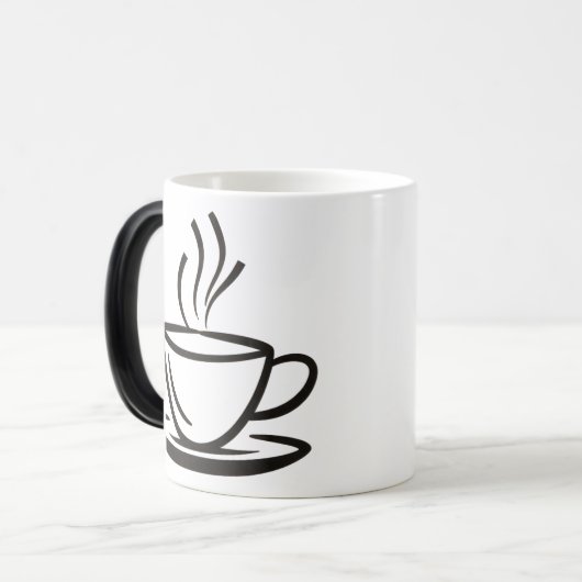 Koffiekopje illustratie. II Magische Mok (Voorkant links)