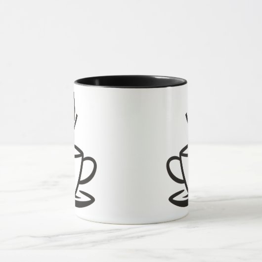 Koffiekopje illustratie. II Mok (Midden)