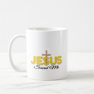 Koffiekopje: Jezus heeft me gered Koffiemok
