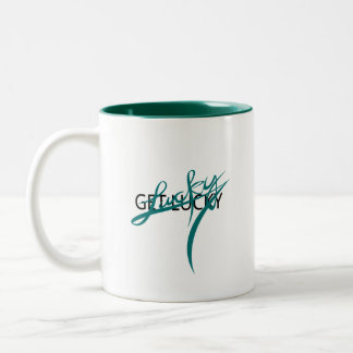 Koffiekopje: Krijg geluk Tweekleurige Koffiemok