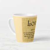 koffiekopje-Liefde 3;16 Latte Mok (Linkerhoek)