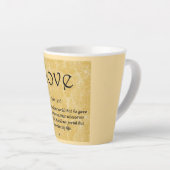 koffiekopje-Liefde 3;16 Latte Mok (Rechterhoek)