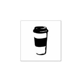 koffiekopje loyaliteitszegel rubberstempel (Afrduk)