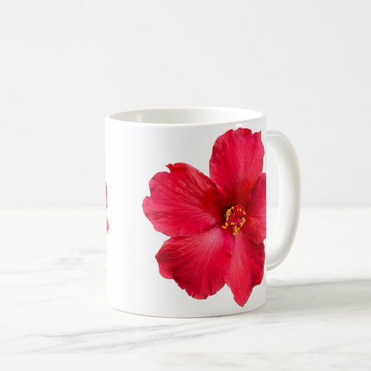 Koffiekopje met Hibiscus Koffiemok (Voorkant rechts)