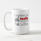 Koffiekopje met kerst Gezegden over de kerstman Koffiemok (Links)