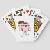 Koffiekopje met koffie pokerkaarten (Achterkant)