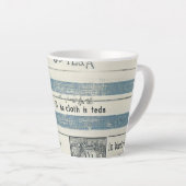 Koffiekopje met Ocean Details Latte Mok (Rechterhoek)