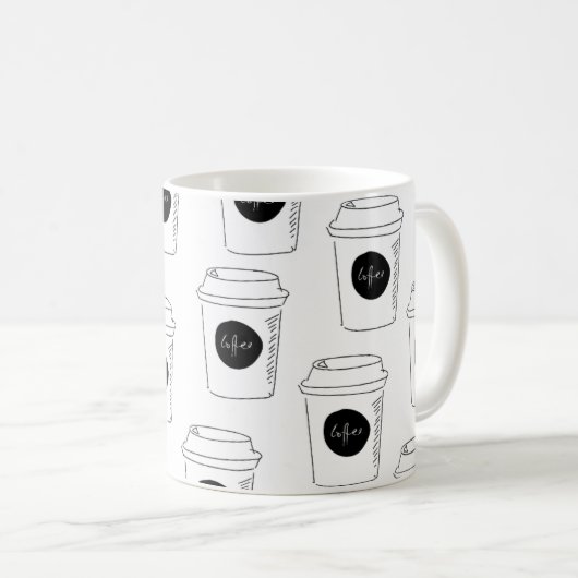 Koffiekopje mok (Voorkant rechts)