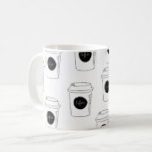 Koffiekopje mok (Voorkant links)