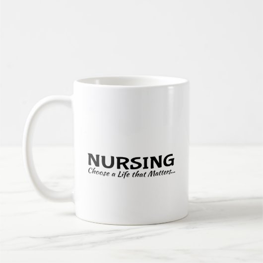 Koffiekopje: Nursing Koffiemok (Links)