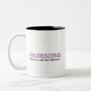 Koffiekopje: Nursing Tweekleurige Koffiemok