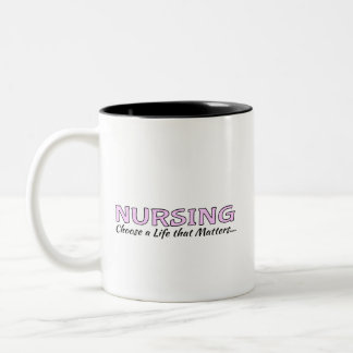 Koffiekopje: Nursing Tweekleurige Koffiemok