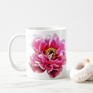 Koffiekopje Roze Pioenrozen Koffiemok