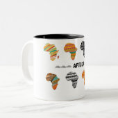 koffiekopje tweekleurige koffiemok (Voorkant links)