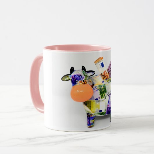 koffiekopje van de spaarpot mok (Voorkant links)