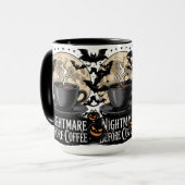 Koffiekopje voor Halloween 'Nightmare Before Coffe Mok (Voorkant links)