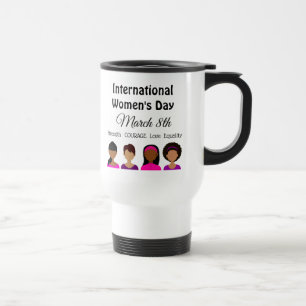Koffiekopje voor Internationale Vrouwendag Reisbeker