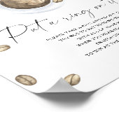 Koffiekopje Vrijgezellenfeest Zet een ring op het  Poster (Hoek)