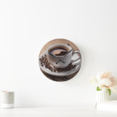 Koffiekopje wandklok - Espresso Time Decor (Huis)