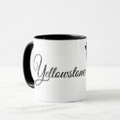 Koffiekopje-Yellowstone Wolf Mok (Voorkant links)