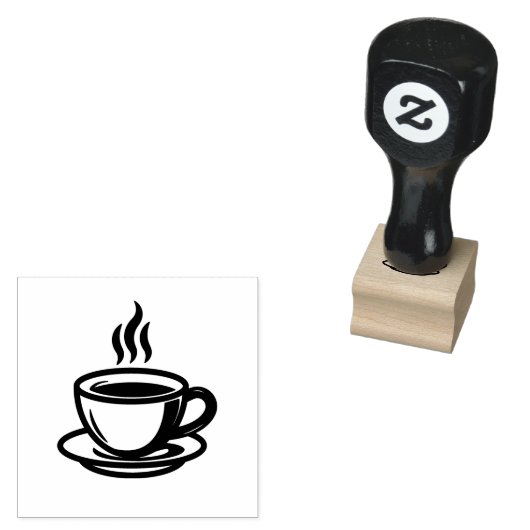 Koffiekopje zelfinkende stempel (Gestempeld)