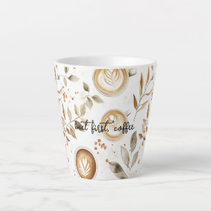 Koffiekopjes Bladeren Latte Mok