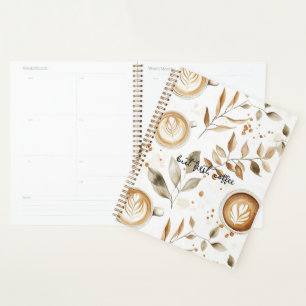 Koffiekopjes Bladeren Planner