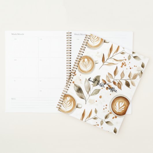 Koffiekopjes Bladeren Planner (Display)