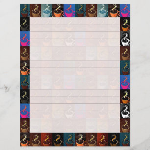 Koffiekopjes briefpapier