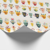 Koffiekopjes Cadeaupapier (Hoek)