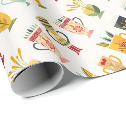 Koffiekopjes Cadeaupapier (Rol Hoek)