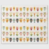 Koffiekopjes Cadeaupapier (Vlak)