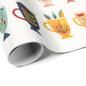 Koffiekopjes Cadeaupapier (Rol Hoek)