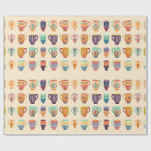 Koffiekopjes Cadeaupapier (Vlak)