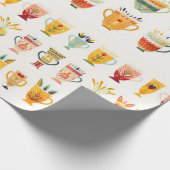 Koffiekopjes Cadeaupapier (Hoek)