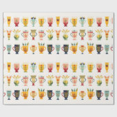 Koffiekopjes Cadeaupapier (Vlak)