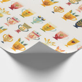 Koffiekopjes Cadeaupapier (Hoek)