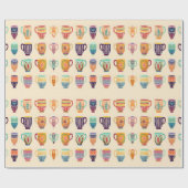 Koffiekopjes Cadeaupapier (Vlak)