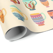 Koffiekopjes Cadeaupapier (Rol Hoek)